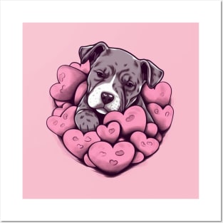 Staffy Love Posters and Art